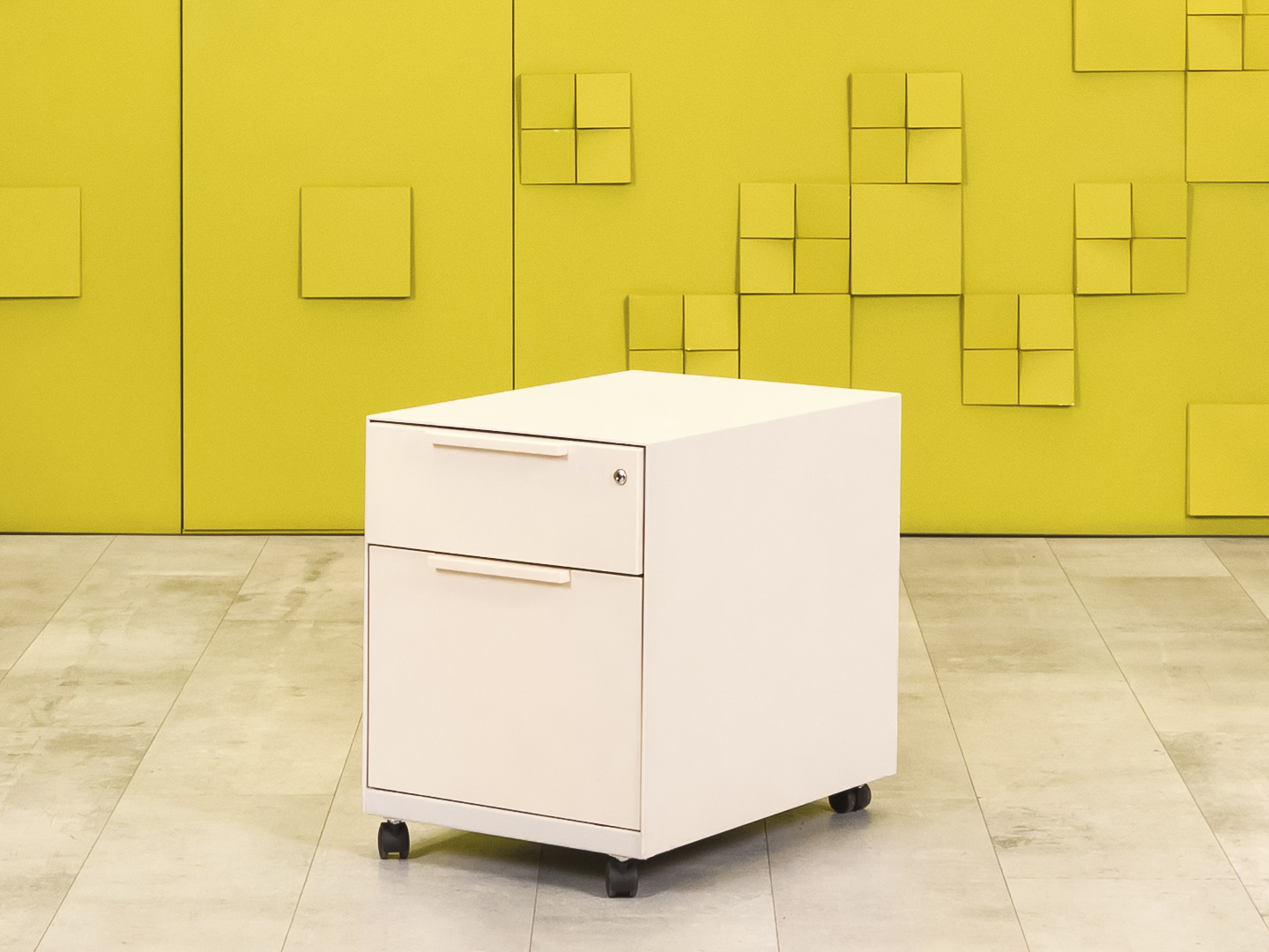 Офисная тумба выкатная Vitra Металл Белый Швейцария  ТВ2ЯБ-04026