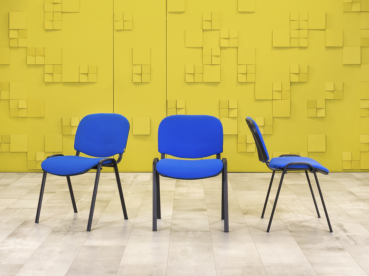 Офисный стул  ИЗО Ткань Синий Россия  ИзоН(н)