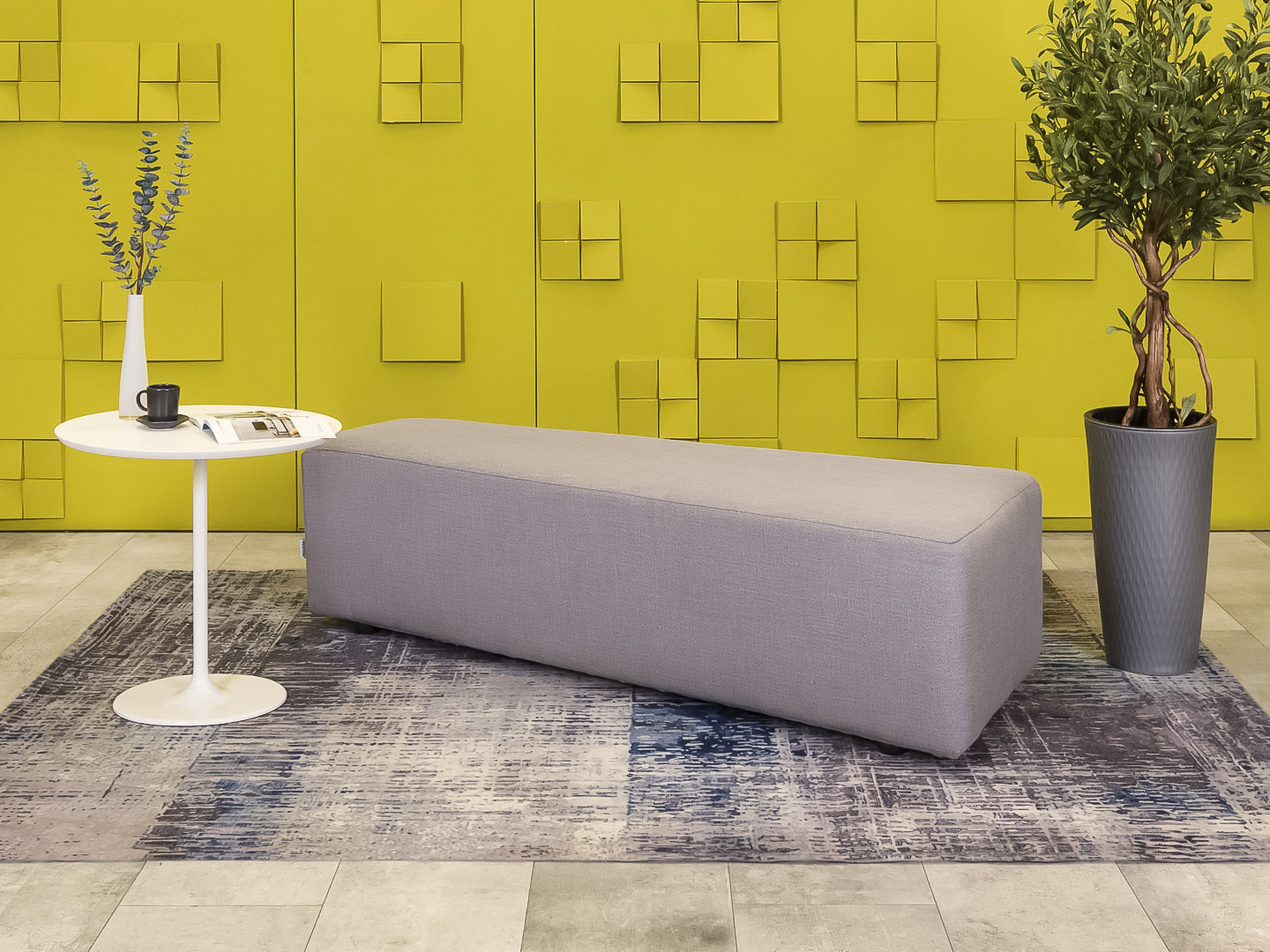 Пуф Plycon Ткань Серый  ПУФ5-04026