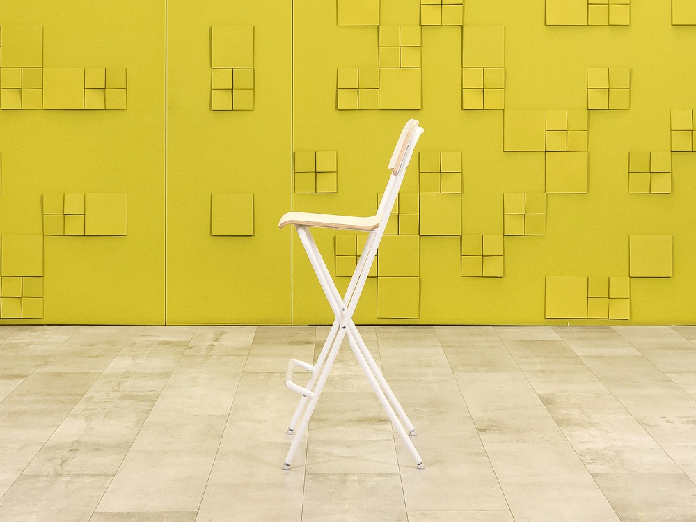 Барный стул  IKEA Дерево Белый  УНДБ-20115