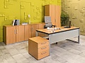 Кабинет руководителя  Steelcase ЛДСП Ольха Франция  КРЛ-04026