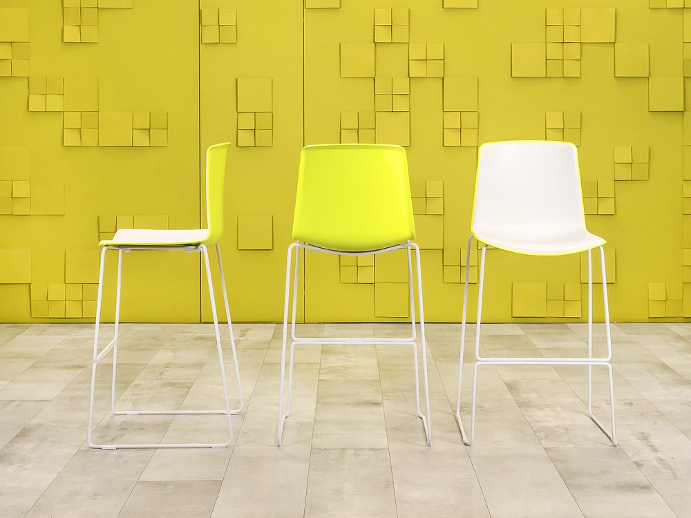 Барный стул  Pedrali Пластик Белый Италия  УДПБ-30016