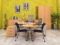 Кабинет руководителя  Steelcase ЛДСП Ольха Франция  КРЛ-04026