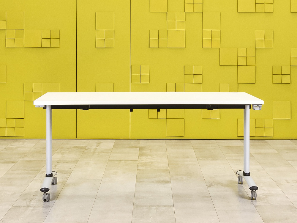 Офисный стол прямой ЛДСП Белый Импорт  СППБ-01125