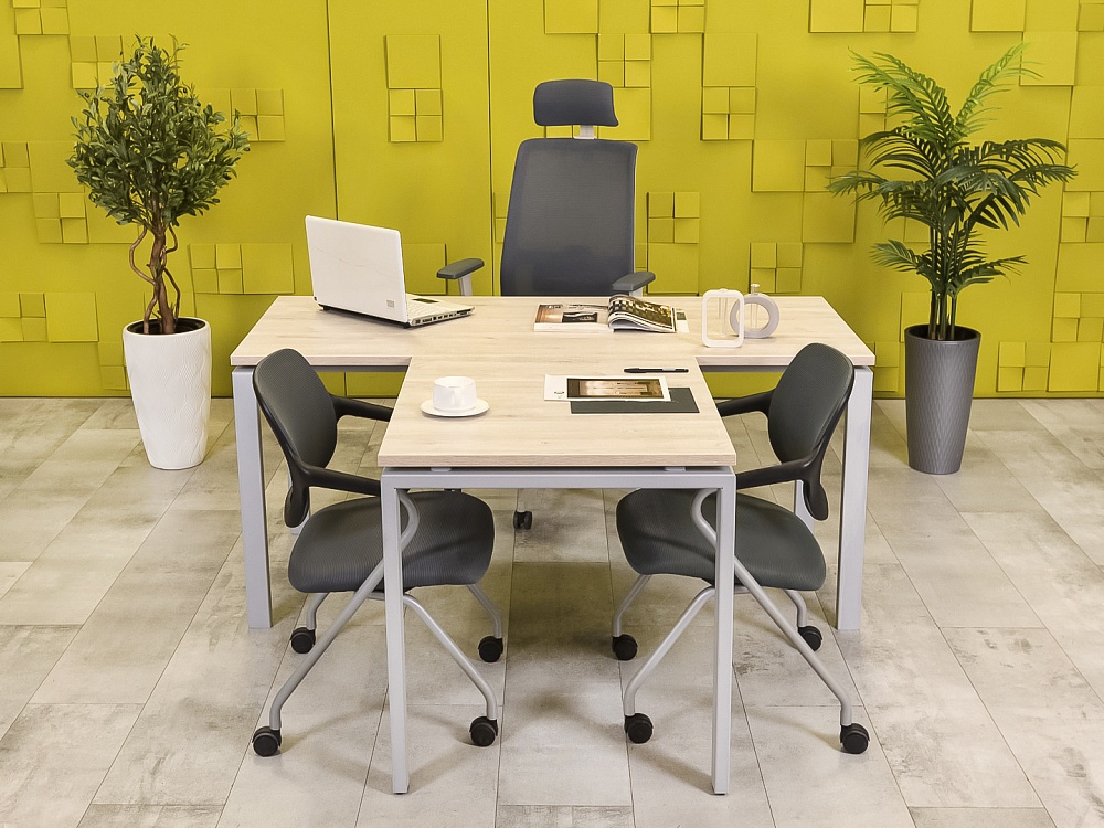 Стол для руководителя  ЛДСП Зебрано Россия  СРПЗ1-31036