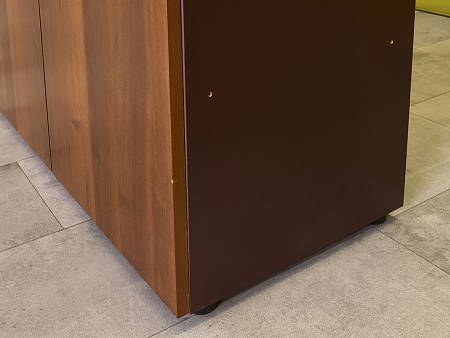 Шкаф в кабинет руководителя для документов GOODFURNITURE CANNES 900x455x2010 Комбинированный МДФ Оре