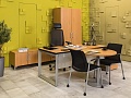 Кабинет руководителя  Steelcase ЛДСП Ольха Франция  КРЛ5-04026