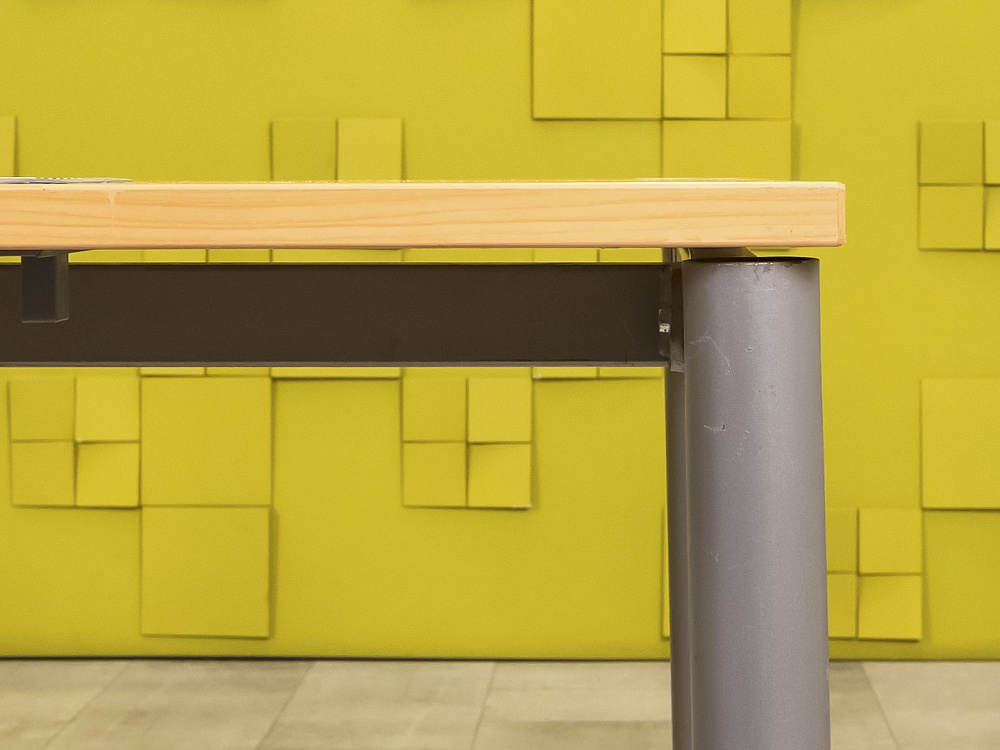 Стол для руководителя   Steelcase ЛДСП Бук Германия  СРПВ1-23036