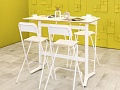 Обеденный стол IKEA ЛДСП Белый  СГПБ-20115