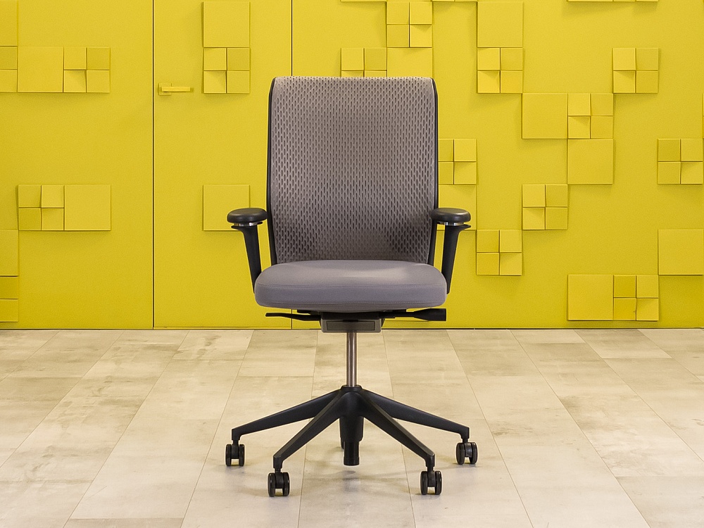 Офисное кресло для персонала на колесах Vitra Ткань Серый Швейцария_КПТС-071022