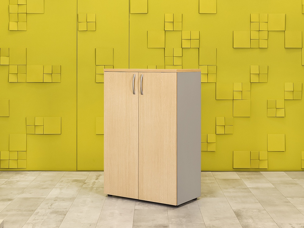 Шкаф для документов офисный ЛДСП Зебрано  ШД2ДЗ-31016