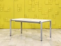 Офисный стол прямой Steelcase ЛДСП Белый Франция  СППБ-04026