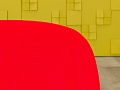 Офисный стул на ножках Изо Ткань Красный Россия