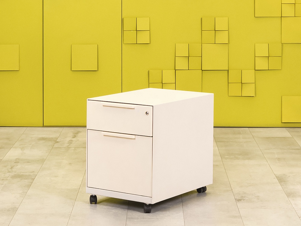 Офисная тумба выкатная Vitra Металл Белый Швейцария  ТВ2ЯБ-04026