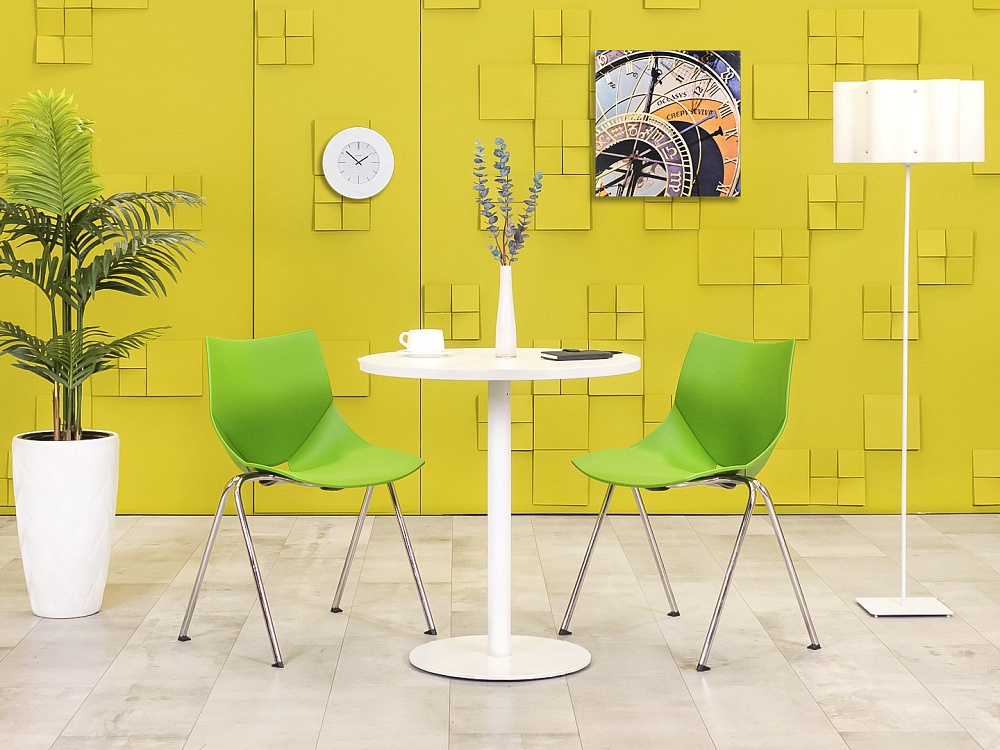 Обеденный стол ЛДСП Белый Импорт  СГКБ-261223