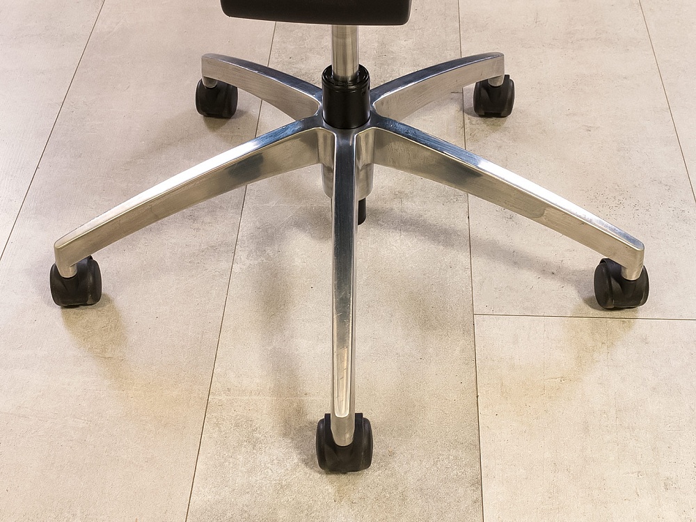 Офисное кресло для персонала на колесах Sitland Ткань Чёрный; Серый Италия_КПТЧ-140824