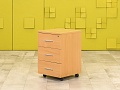Офисная тумба выкатная ЛДСП Ольха  ТВ3ЯЛ-31076