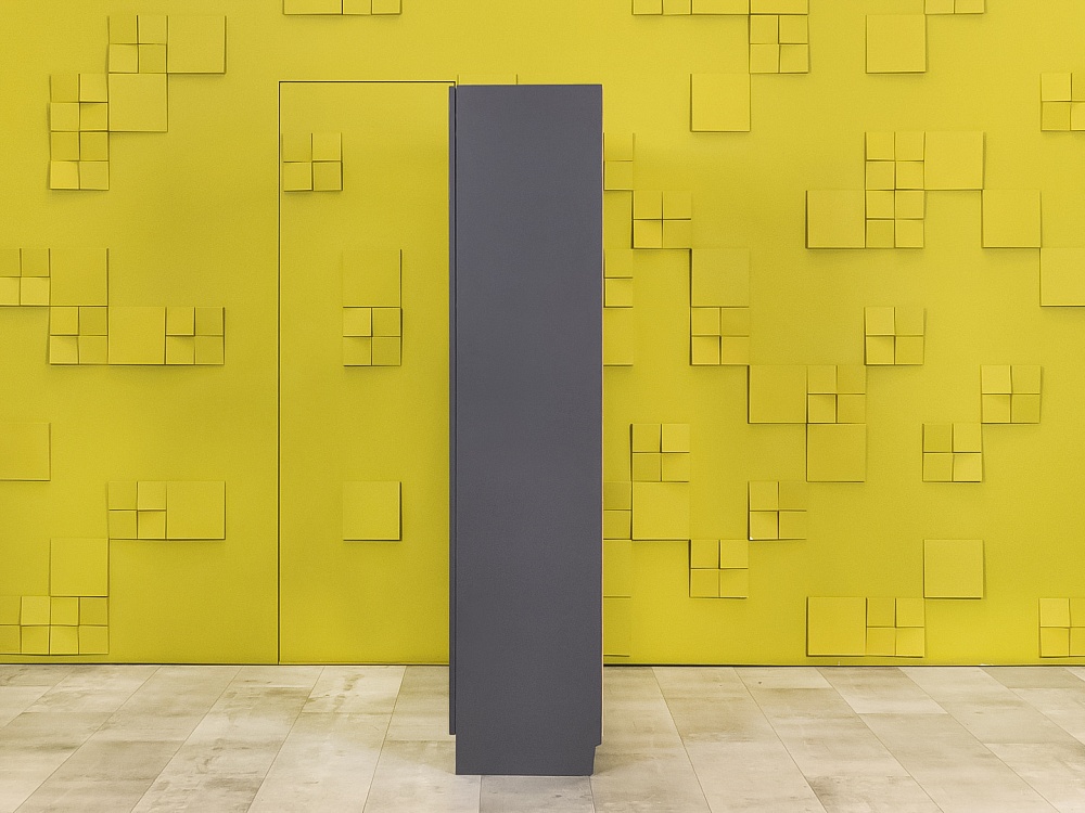 Шкаф для документов офисный ЛДСП Серый Россия  ШД2ДС-18075