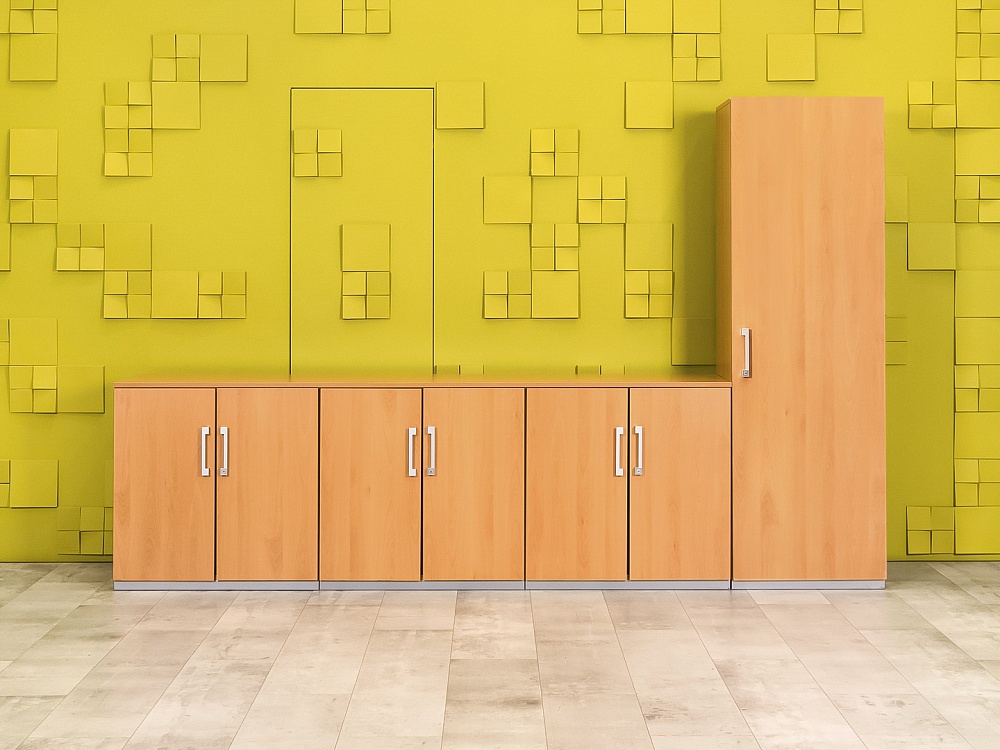 Кабинет руководителя  Steelcase ЛДСП Ольха Франция  КРЛ4-04026