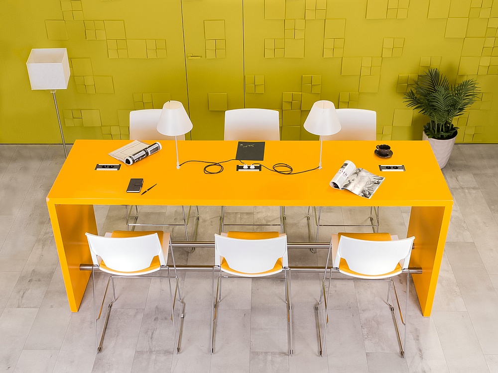 Обеденный стол МДФ Жёлтый Россия  СГПЖ-261023