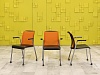 Конференц кресло для переговорной Steelcase Кожзам Чёрный Франция  КНКЧ-12026
