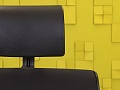 Офисное кресло руководителя на колесах Steelcase Ткань Чёрный Германия  КРТЧ-08076