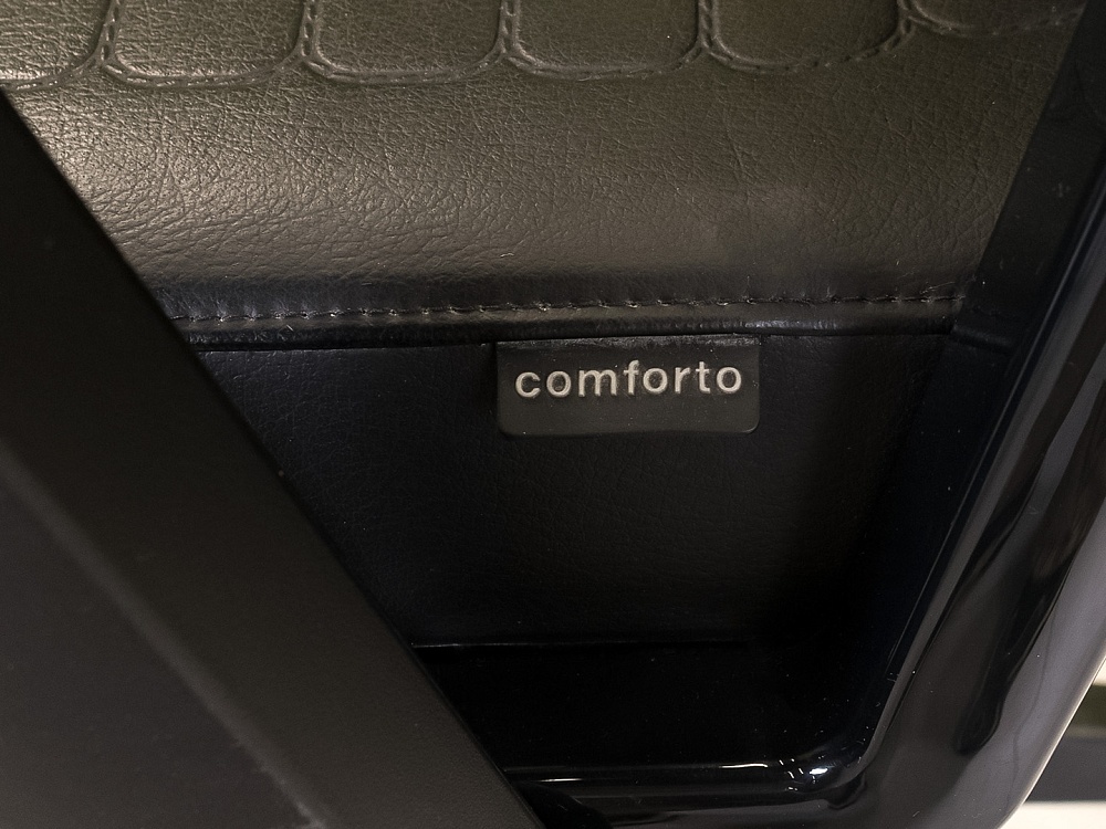 Офисное кресло для персонала на колесах Comforto HAWORTH Кожа Чёрный США_КПКЧ-220724