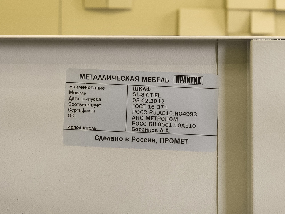 Сейф  Практик Металл Серый Россия  СЕЙФ2-21105