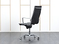 Офисное кресло руководителя  LUXY Кожа Черный Light A  (КРКЧ-11070уц)