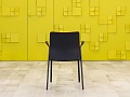 Конференц кресло для переговорной на ножках Steelcase Ткань Чёрный; Красный Франция_КНТЧ2-240923