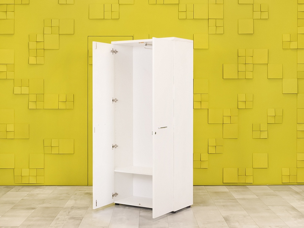 Шкаф для одежды ЛДСП Белый  ШГ2ДБ-29125