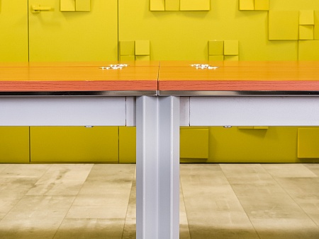 Комплект офисной мебели на 4 человека ЛДСП Вишня Импорт_ГКШ2-230824