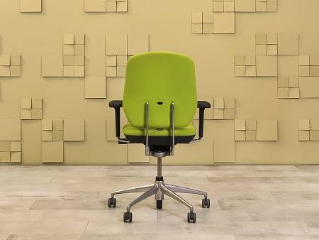 Офисное кресло для персонала на колесах Vitra Ткань Зелёный Швейцария_КПТЗ-301023