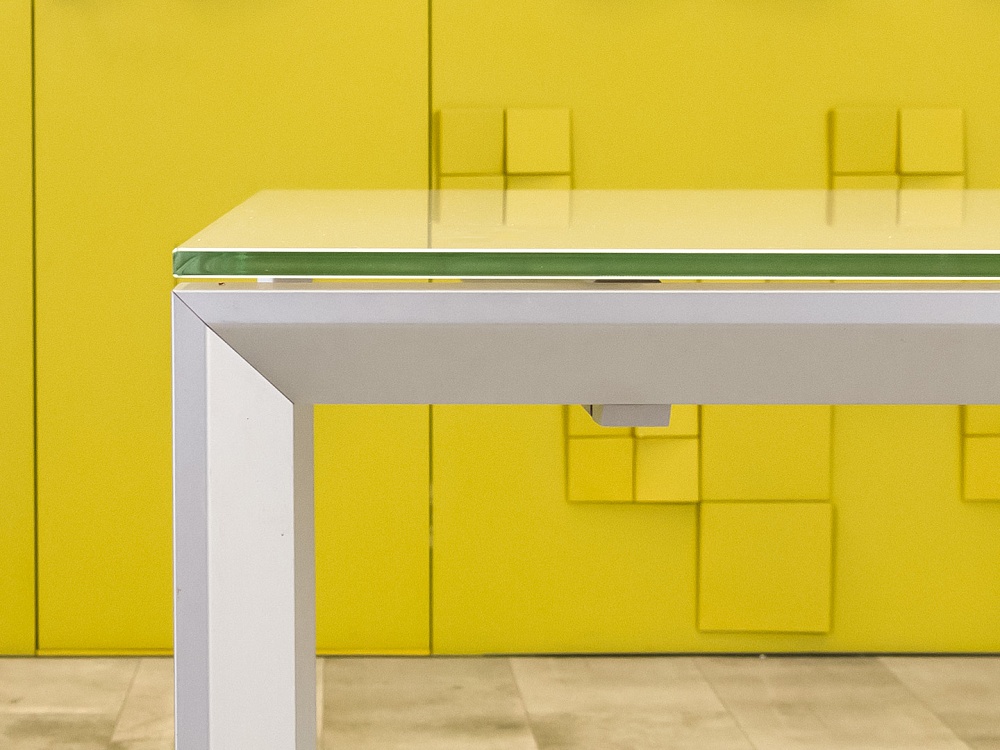 Обеденный стол Стекло Белый Импорт  СГПБ-231223