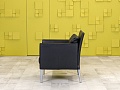 Комплект мягкой мебели WALTER KNOLL 1300x690 Кожа Чёрный Германия_ДНКЧК-190124