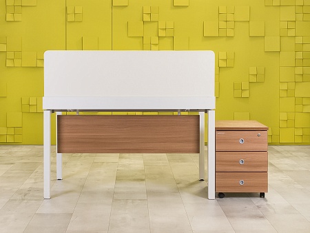 Комплект офисной мебели на 1 человека Юнитекс ЛДСП Орех Россия_СППХТ-150324