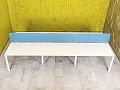 Комплект офисной мебели на 6 человек  ЛДСП Белый  ГКБ-10125