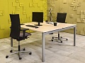 Комплект офисной мебели на 2 человека  ЛДСП Зебрано  ГКЗ1-290324
