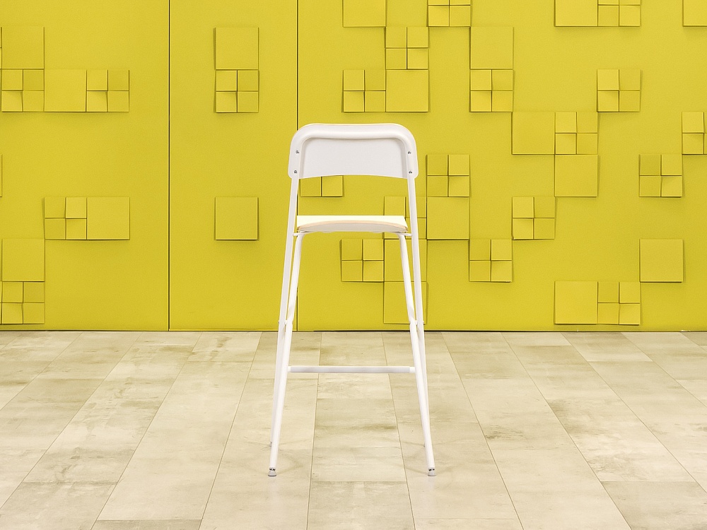 Барный стул  IKEA Дерево Белый  УНДБ-20115