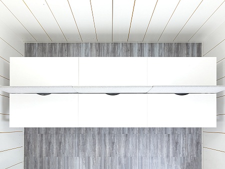 Комплект офисной мебели Techo 4 800х1 630х1 100 ЛДСП Белый   (КОМБ2-29054)