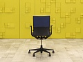 Офисное кресло для персонала на колесах Vitra Ткань Синий Швейцария  КПТН-12125