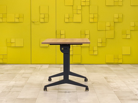 Офисный стол прямой 1000x720 ДСП Зебрано Россия_СППЗ-15072