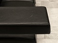Офисный диван Coffice Linear BENE 1750x780 Кожа Чёрный Австрия_ДНКЧ-071024