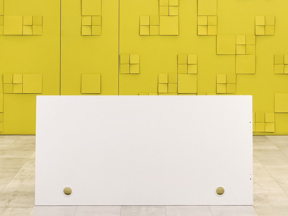 Офисный стол прямой ЛДСП Белый  СППБ1-14046