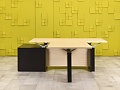 Стол для руководителя  ABC BABINI OFFICE ЛДСП Зебрано Италия  СРПЗ-31036