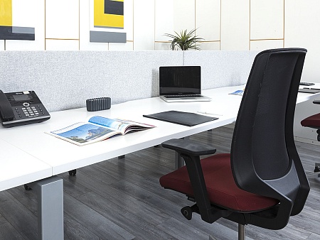 Комплект офисной мебели Techo 4 800х1 630х1 100 ЛДСП Белый   (КОМБ2-29054)