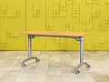 Офисный стол прямой Steelcase ЛДСП Ольха Франция  СППЛ-04026