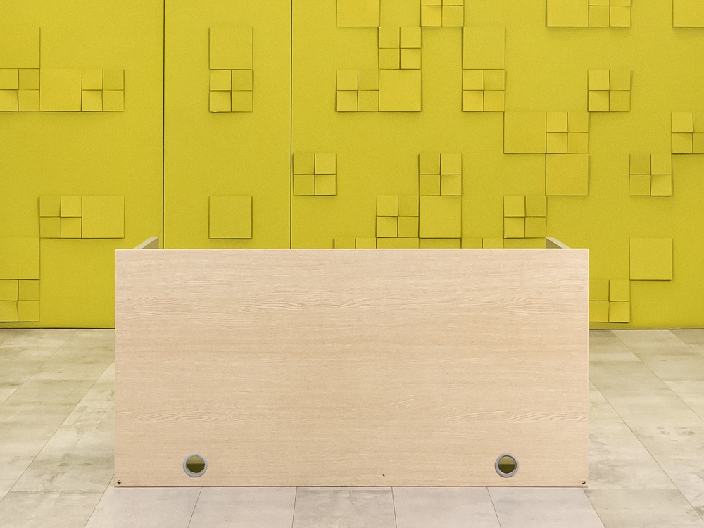 Офисный стол прямой ЛДСП Зебрано  СППЗ-31016