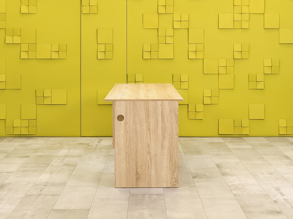 Офисный стол прямой ЛДСП Зебрано  СППЗ5-30036