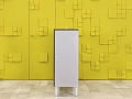 Шкаф для документов офисный Sinetica 1000x440x1210 Закрытый ЛДСП Венге; Серый Импорт_ШД4ДЕ-070823